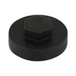 TIMCO 19mm Hex Head Cover Caps - Black (5055893311561) Bag 1000 Pieces 1900E53CAP