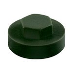 TIMCO 19mm Hex Head Cover Caps - Juniper Green (5055893311684) Bag 1000 Pieces 1912B29CAP