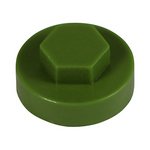 TIMCO 19mm Hex Head Cover Caps - Sage (5055893311691) Bag 1000 Pieces 1912D45CAP