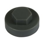 TIMCO 19mm Hex Head Cover Caps - Slate Grey (5055893311790) Bag 1000 Pieces 19RAL7012CAP