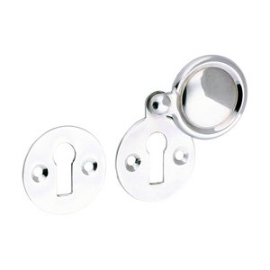 TIMCO 32mm Pair of Traditional Pattern Escutcheon - Polished Chrome (5056601906314) Bag 1 Pairs 200061