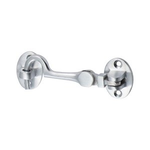 TIMCO 75mm 75mm Cabin Hook - Satin Chrome (5056110886053) TIMpac 1 Each 200123P