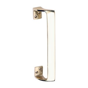TIMCO 228mm 228mm Oval Grip Pull Handle - Polished Brass (5056601907045) Bag 1 Each 200155