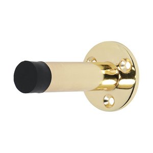 TIMCO 70mm Projection Door Stop - Polished Brass (5056110830926) Bag 1 Each 200302