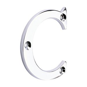 TIMCO 65mm Door Letter C - Polished Chrome (5056601909087) TIMpac 1 Each 200303P