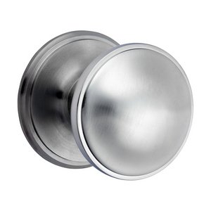 TIMCO 66mm Centre Door Knob - Satin Chrome (5056601906260) Box 1 Each 200322