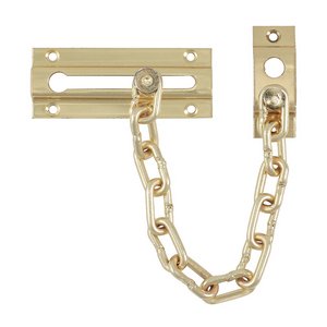 TIMCO 85mm Door Chain - Electro Brass (5056110839769) Bag 1 Each 200357