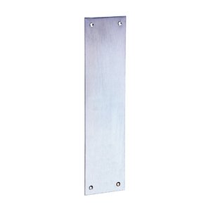 TIMCO 305 x 76 Finger Plate - Satin Chrome (5056601909742) TIMbag 1 Each 200416P