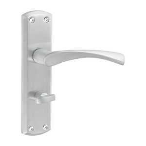 TIMCO 175 x 45 Zeta Bathroom Handles - Satin Chrome (5056110889436) Blister Pack 1 Pairs 200738