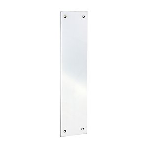 TIMCO 305 x 76 Finger Plate - Polished Chrome (5056601907083) Bag 1 Each 200955