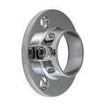 TIMCO 25mm Locking End Socket - For Round Tube - Polished Chrome (5056110835839) Bag 2 Pieces 204005