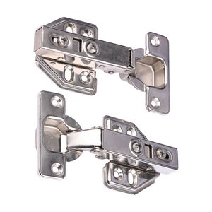 TIMCO 90 Degree 110mm Clip-On Cabinet Hinges - Nickel (5056601904594) TIMbag 1 Pairs 204072P