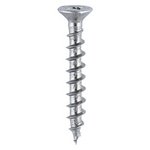 TIMCO 4.8 x 25 25mm Window Fabrication Screws - Countersunk with Ribs - PH - Single Thread - Gimlet Point - Zinc (5055331814944) Box 1000 Pieces 209Z