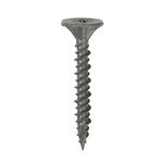TIMCO 4.2 x 32 32mm Drywall Construction Timber Stud Cement Board Screws - PH - Countersunk Wafer - Twin-Cut - Exterior - Silver Organic (5056110815701) Box 200 Pieces 217283
