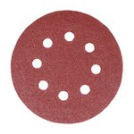 TIMCO 150mm Random Orbital Sanding Discs - 60 Grit - Red (5056110839134) Pack 5 Pieces 231084