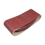 TIMCO 100 x 610mm Sanding Belts - 40 Grit - Red (5056110818443) Pack 5 Pieces 231147