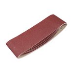 TIMCO 75 x 533mm Sanding Belts - 120 Grit - Red (5056110818405) Pack 5 Pieces 231645