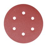TIMCO 150mm Random Orbital Sanding Discs - 180 Grit - Red (5056110839141) Pack 5 Pieces 231719