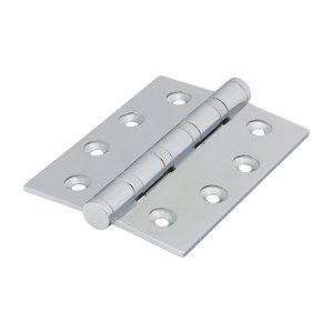 TIMCO 102 x 76 102mm Performance Ball Race Hinge - Solid Brass - Polished Chrome (5056110823508) Box 1 Pairs 234050