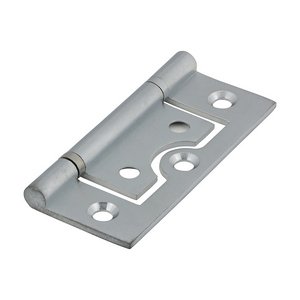 TIMCO 60 x 41 60mm Plain Bearing Flush Hinge - Solid Brass - Satin Chrome (5056110823706) Bag 1 Pairs 234432