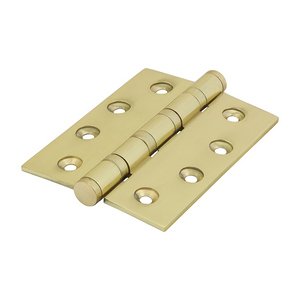 TIMCO 102 x 76 102mm Performance Ball Race Hinge - Solid Brass - Polished Brass (5056110823447) Box 1 Pairs 234751