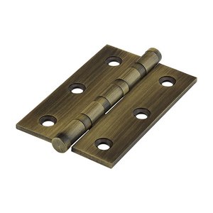 TIMCO 76 x 50 76mm Performance Ball Race Hinge - Solid Brass - Antique Brass (5056110823454) Box 1 Pairs 234842