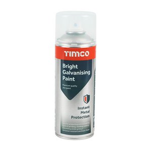 TIMCO 380ml Bright Galvanising Paint (5056110875774) Can 1 Each 237002