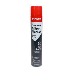 TIMCO 750ml Survey & Spot Marker - Red (5055893399774) Can 1 Each 237206