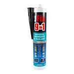 TIMCO 290ml 9 in 1 Universal Adhesive & Sealant - Black (5055893388105) Cartridge 1 Each 247146