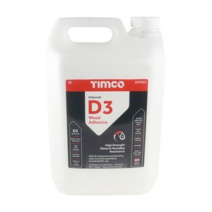 TIMCO 5L Internal D3 Wood Adhesive (5056110832241) Bottle 1 Each 247513