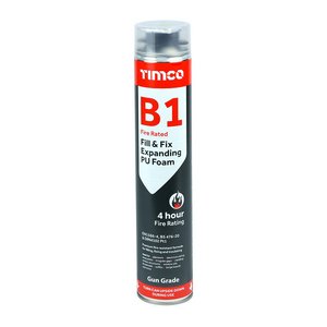 TIMCO 750ml B1 Fill & Fix Expanding PU Foam - Gun Grade (5056110817460) Can 1 Each 247760