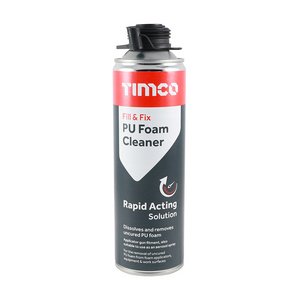 TIMCO 500ml Fill & Fix PU Foam Cleaner (5055893388334) Can 1 Each 247893