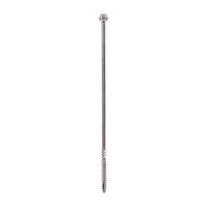 TIMCO 6.7 x 250 250mm Timber Frame Construction & Landscaping Screws - Hex - A4 Stainless Steel (5056110833033) Tube 25 Pieces 250INDEXSST