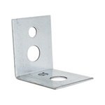 TIMCO 25 x 25 x 22 x 1mm Ceiling Angle Brackets - Galvanised (5055893385036) Box 100 Pieces 25ABC