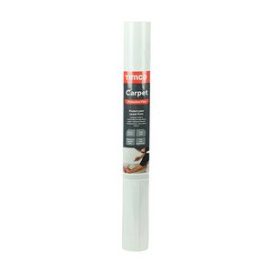 TIMCO 25m x 0.6m Protective Film - For Carpet (5055331814463) Roll 1 Each 25CP