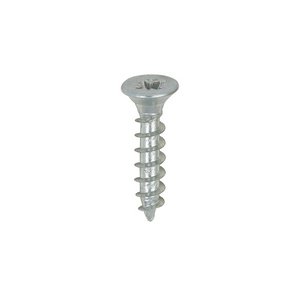 TIMCO 3.0 x 15 15mm Solo Chipboard & Woodscrews - PZ - Double Countersunk - Zinc (5055331847096) Box 200 Pieces 30015SOLOZ