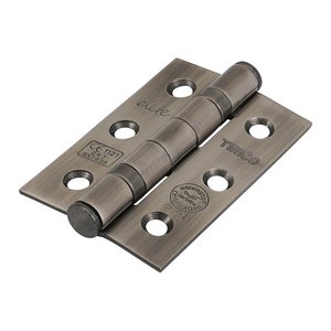 TIMCO 76 x 50 x 2.0 Grade 7 Fire Door Hinges - Antique Brass (5056110836560) Box 1 Pairs 334034
