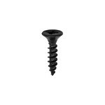 TIMCO 3.5 x 16 16mm Classic Multi-Purpose Screws - PZ - Double Countersunk - Exterior - Black Organic (5055017556755) Box 200 Pieces 35016CLAB