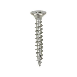 TIMCO 3.5 x 25 25mm Classic Multi-Purpose Screws - PZ - Double Countersunk - A4 Stainless Steel (5056110862347) Box 200 Pieces 35025CLA4