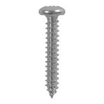 TIMCO 3.5 x 9.5 10mm Metal Tapping Screws - PZ - Pan - Self-Tapping - A2 Stainless Steel (5055893372227) Box 200 Pieces 3595CPASS