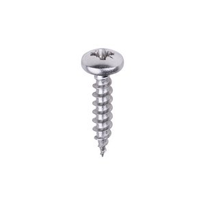 TIMCO 4.0 x 20 20mm Classic Multi-Purpose Screws - PZ - Pan Head - A2 Stainless Steel (5056110816920) Box 200 Pieces 40020CLAPSS