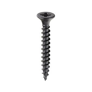 TIMCO 4.0 x 30 30mm Classic Multi-Purpose Screws - PZ - Double Countersunk - Exterior - Black Organic (5055017556793) Box 200 Pieces 40030CLAB