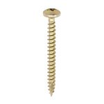 TIMCO 4.0 x 30 30mm Classic Multi-Purpose Screws - PZ - Pan Head - Yellow (5055017509201) Box 200 Pieces 40030CLAP