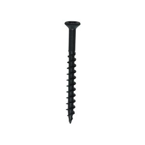 TIMCO 4.0 x 45 45mm Furniture Carcass Screws - PZ - Black (5055017550012) Box 500 Pieces 40045CARC