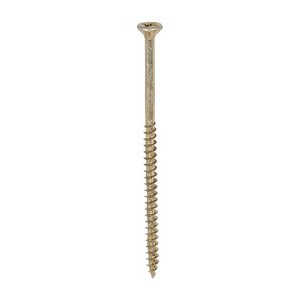 TIMCO 4.0 x 80 80mm Velocity Premium Multi-Use Screws - PZ - Double Countersunk - Yellow (5055331804785) Box 200 Pieces 40080VY