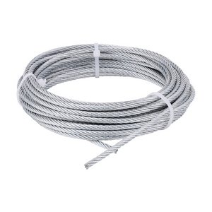 TIMCO 4mm x 10m 10000mm Wire Rope - Zinc (5056601901272) Bag 1 Each 427004