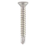 TIMCO 4.8 x 45 45mm Window Fabrication Screws - Countersunk - PH - Self-Tapping - Self-Drilling Point - Zinc (5055017529421) Box 500 Pieces 427Z