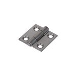 TIMCO 25 x 25 Plain Butt Hinge - Fixed Pin (1838) - Self Colour (5056110808369) Plain Bag 1 Pairs 434005