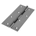 TIMCO 150 x 75 Narrow Plain Butt Hinge (5050) - Self Colour (5056110809373) Plain Bag 1 Pairs 434119
