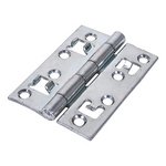TIMCO 100 x 72.5 Strong Security Butt Hinge (451/S) - Zinc (5056110809243) Plain Bag 1 Pairs 434210